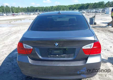 2007 BMW 328 из США, поврежденный, VIN WBAVC73527KP33918